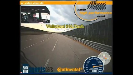 311km Th2rs 800hp Vw T5 Bus Weltrekordfahrt 