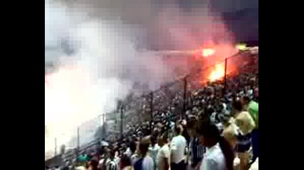 Paok Crazy Fans Vs Udinese(friendly)