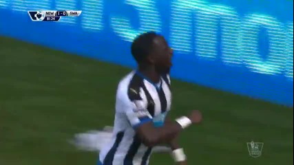 Нюкасъл - Суонси 3:0, 34 кръг, Висша лига