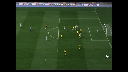 Гол с Кристиано Роналдо на Fifa 11
