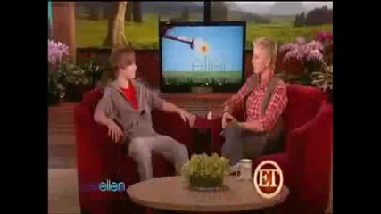 Ellen Show Джъстин Бийбър говори за Майли Сайръс...