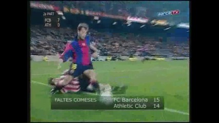 Барса - Атлетик Билбао 7 - 0 (сезон 2000/2001) 7 част