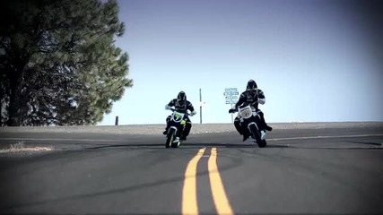 Motorcycle vs. Car Drift Battle