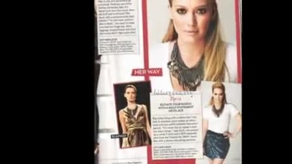 Us Weekly Magazine Fall Fashion - September hilary duff