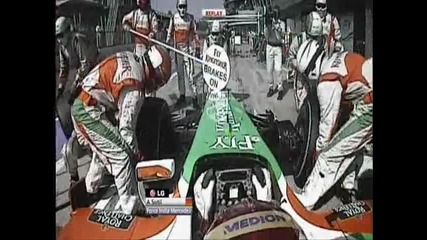 Kimi Raikkonen vs. Adrian Sutil 2009 