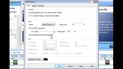 (4.1) Camtasia Studio 5 - Produce an Expressshow (swf - Flv)