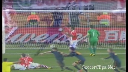 03.07.2010 - Световно Първенство 1/4 финал - Парагвай 0 - 1 Испания гол на Давид Вия 