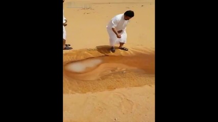 Откриха вода на средата на пустинята