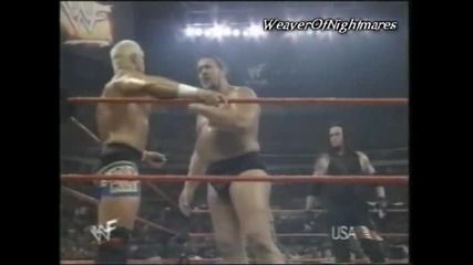 The Undertaker and Big Show .vs.apa(bradshaw,farooq) 1999