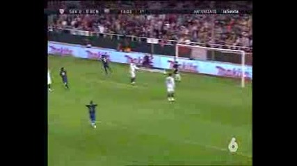 Sevilla - Barcelona 2:1 Dani Alves Гол