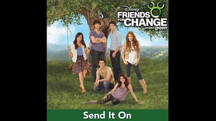 Jonas Brothers, Selena Gomez, Demi Lovato and Miley Cyrus - Send It On