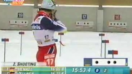 Биатлон Хохфилцен 2001 Sprint Womem