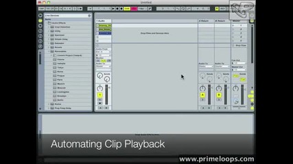 Ableton Live 8 - Clip Playback Automation