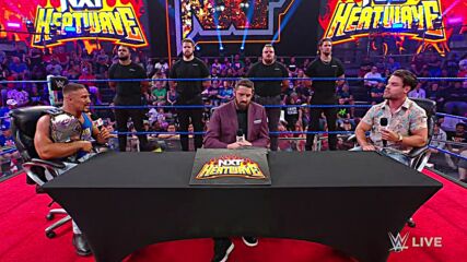 Bron Breakker and JD McDonagh sign contract during NXT Heatwave Summit: WWE NXT, Aug. 2, 2022