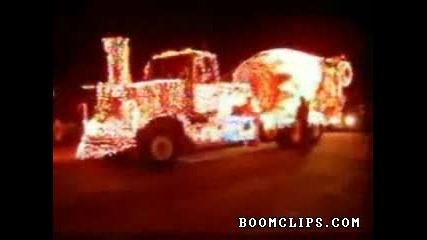 Concrete Christmas Truck 