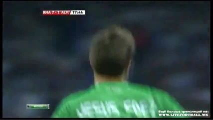 Real Madrid va Almeria 8-1 - Cristiano Ronaldo 40th Goal Funny Moment with Dudek