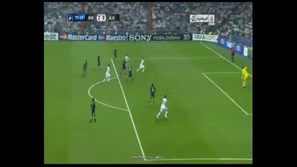 Шампионска Лига - Реал Мадрид - Аякс 2:0 ( всички Голове ) (15.9.10) 