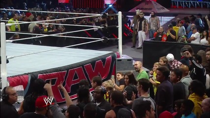 The Shield and The Wyatt Family stare each other down Raw