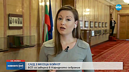 БСП се върна в парламента, Пеевски - с нови законодателни инициативи