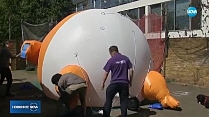 Доналд Тръмп в пелени ще лети над Лондон
