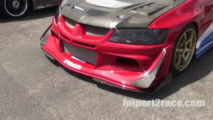Modified Evo s @ Las Vegas Motor Speedway 