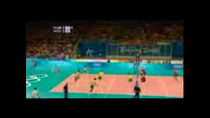 Сащ - Бразилия - Финал На Олимпийския Турнир Пo Волейбол(част 1)