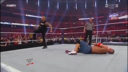 Wrestlemania 27 John cena vs the Miz (wwe championship) part 3 
