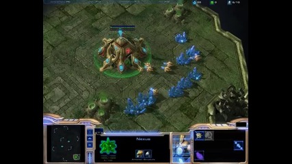Bg: Starcraft 2 Skirmish (protos Vs Zerg)