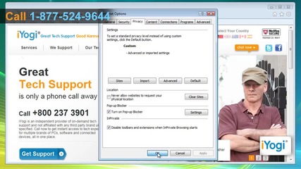 How to enable cookies in Internet Explorer® 9 in Windows® Vista