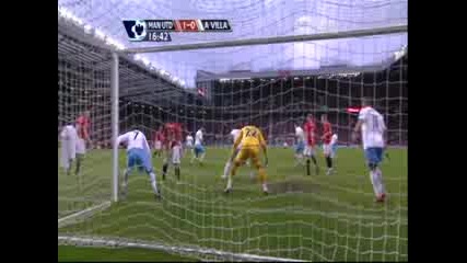 C.ronaldo 1:0 Man. Utd - Aston Villa