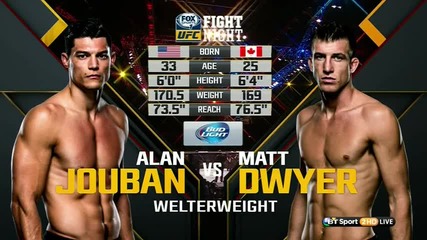 Alan Jouban vs Matt Dwyer (ufc Fight Night 71, 15.05.2015)