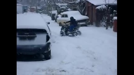 drift prez zimata s atv