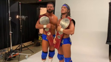 Bobby Roode & Chad Gable's Raw Tag Team Championship photoshoot: WWE.com Exclusive, Dec. 10, 2018