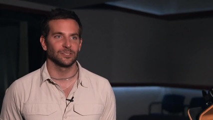 Звездата Брадли Купър в интервю за филма си Пазители на Галактиката (2014)