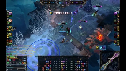 League of Legends - Aram / Quadra Kill Akali (informal Pentakill)