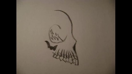 Как да си нарисуваме череп 
