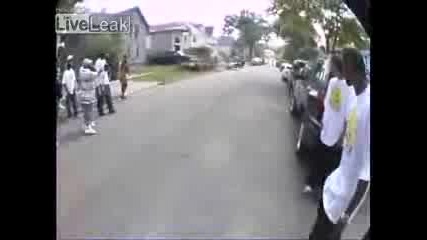 Motorbike Stunt Goes Wrong