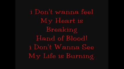 Bullet For My Valentine - Hand of Blood (lyrics)