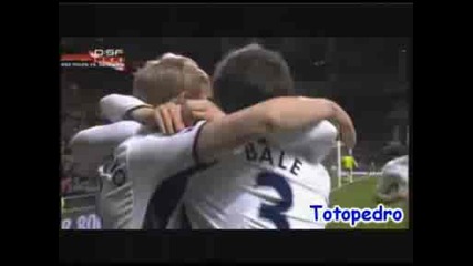 Манчестър Юнайтед 2 - 1 Тотнъм Павличенко Гол