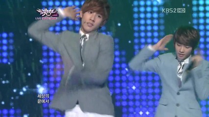 Boyfriend - Intro + I'll Be There ( 10-02-2012 K B S Music Bank )