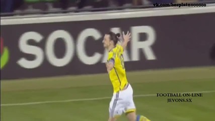 Молдова 0:2 Швеция 27.03.2015