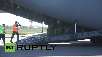 Lithuania: US troops and armour land in Vilnius for Saber Strike 2015 drills