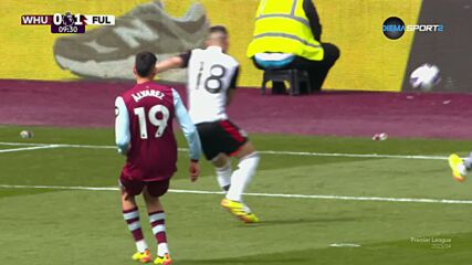 Fulham with a Goal vs. West Ham United