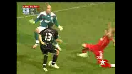 Besiktas - Liverpool - Gol Bobo