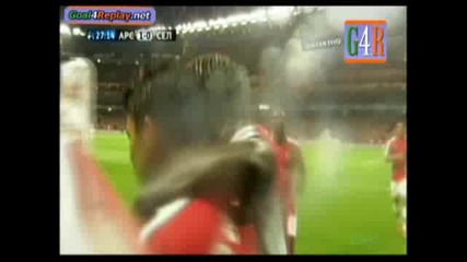 Arsenal - Celtic 1 - 0 (3 - 0,  26 8 2009)
