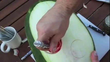Watermelon carving - Karpuz oyma sanat 