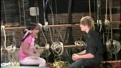 11 Year Old Girl Interviews Justin Bieber