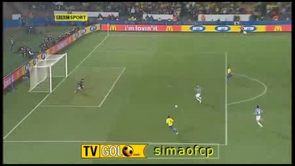Италия 0–3 Бразилия - Купа на конфедерациите - авто гол на Андреа Досена 21.06.09