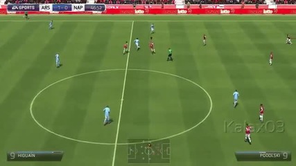 Fifa 14-арсенал и Наполи
