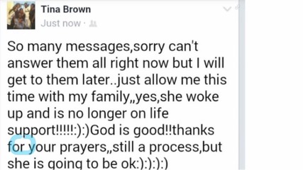 Conflicting Reports Surround Bobbi Kristina Brown Health Updates